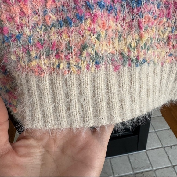 NWT Say What Pink Fuzzy Sweater Size 5 - Picture 4 of 5